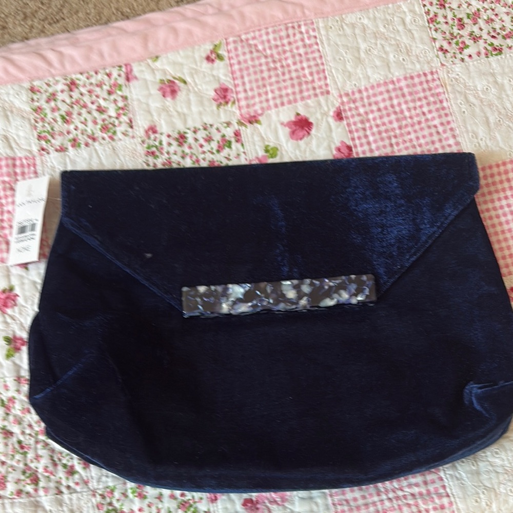 Elegant Navy Blue Clutch